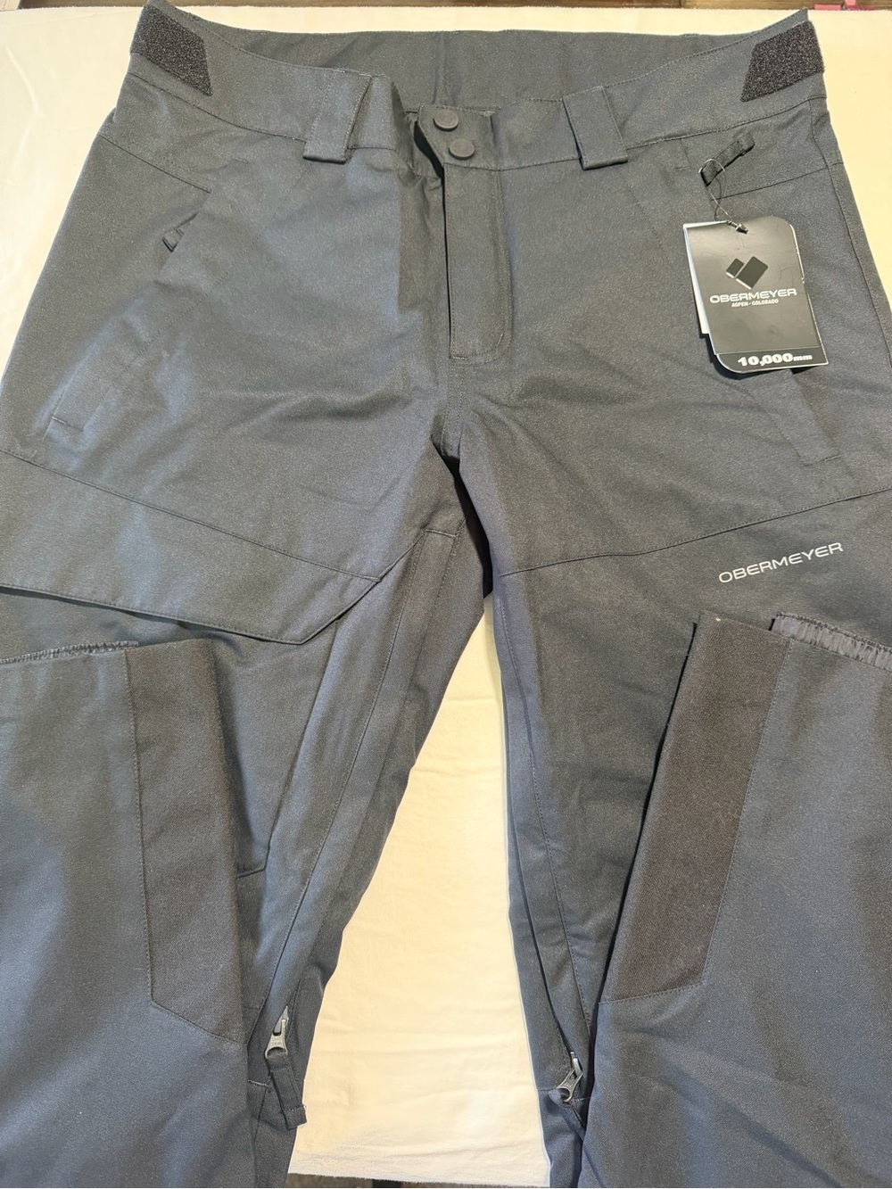 Obermeyer Men's Black Softshell Snow Pants